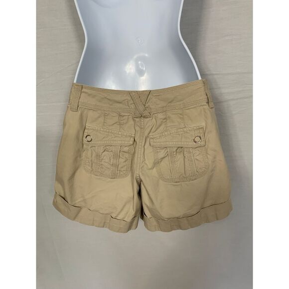 White‎ House Black Market Khaki Shorts size 0 - Picture 2 of 11
